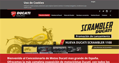 Desktop Screenshot of ducatimadrid.com